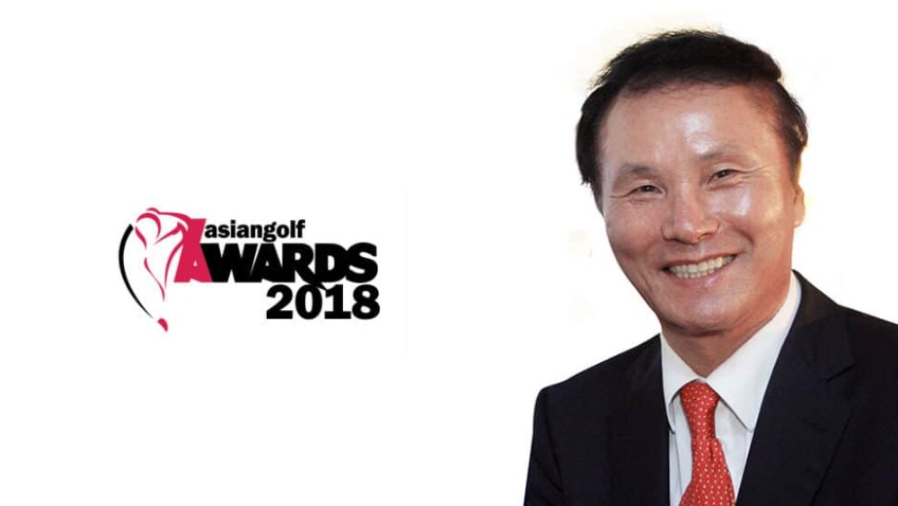 Golfzon Chairman Kim Young-chan - Asian Golf Awards 2018