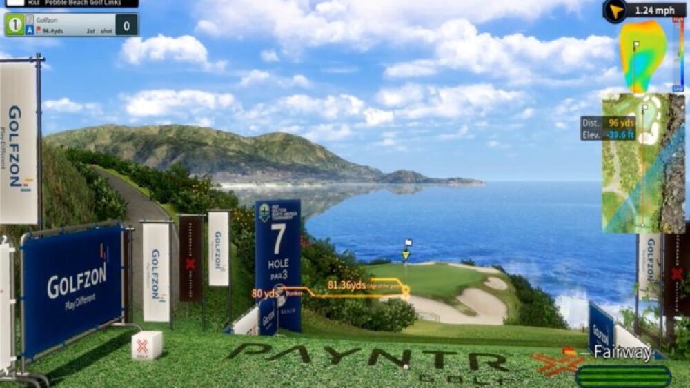 Golfzon Pebble Beach Golf Links - Paynter - Hole 7