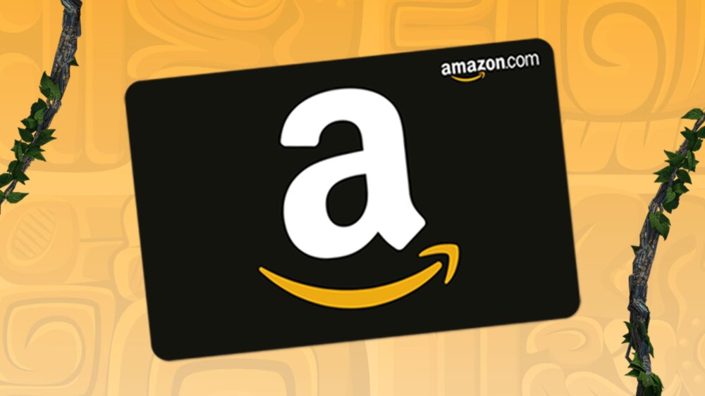 Hole in One Contest Vine Background with Amazon Gift Card