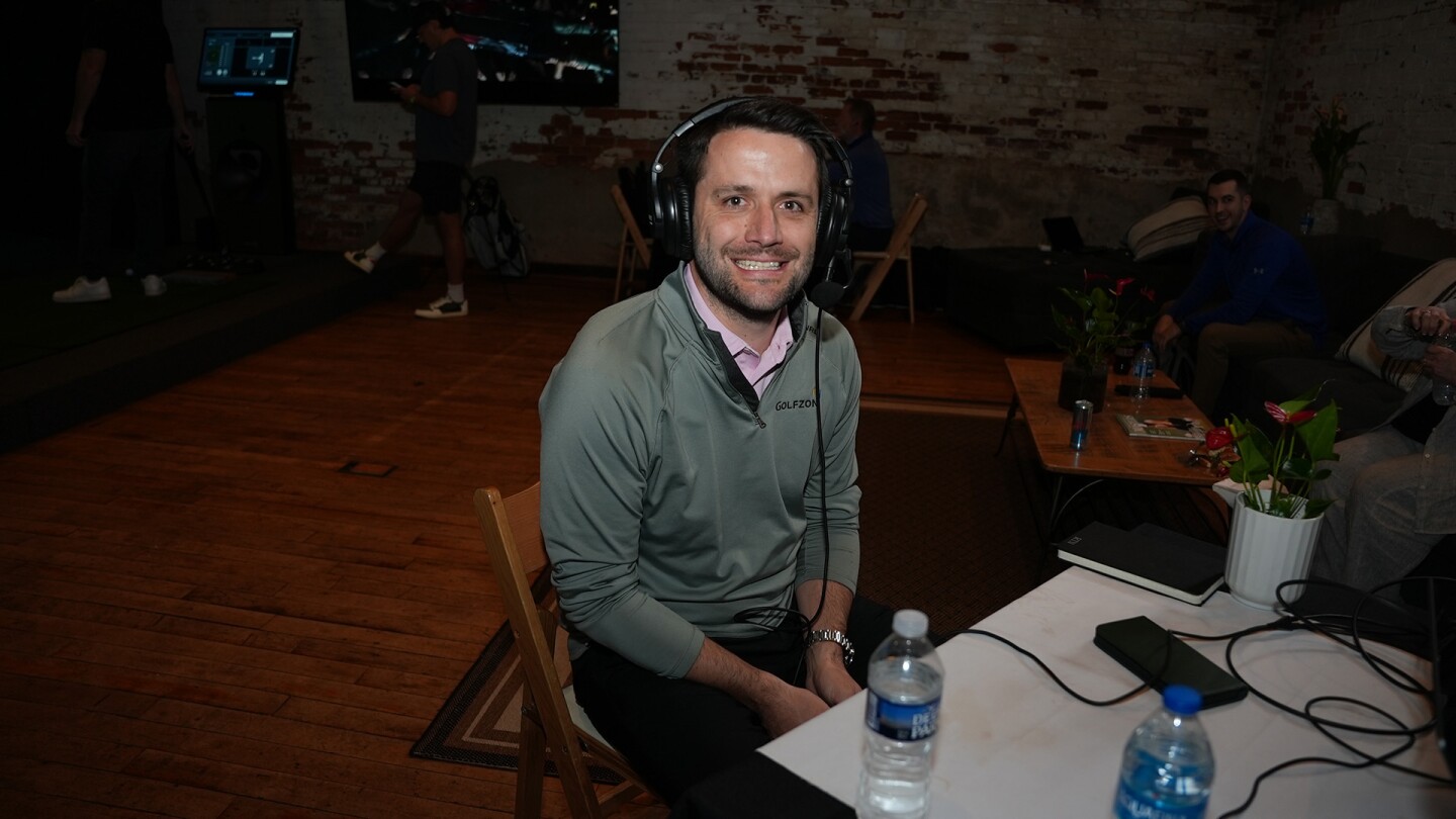 Ryan Needles interviewing with Golf Talk America