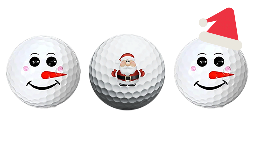Winter Themed Golf Balls