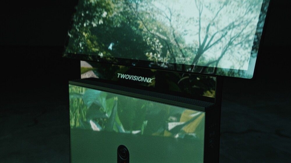 NX Touchscreen Kiosk with Reflection of Nature