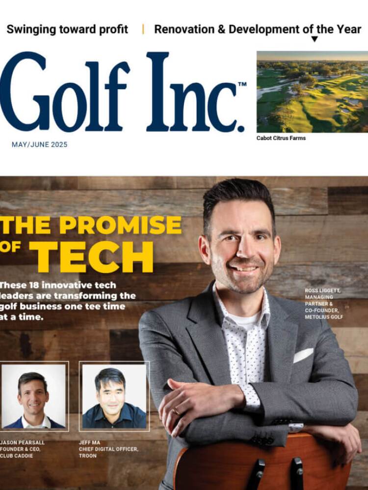 Golf Inc Magazine - May/June 2025 Cover