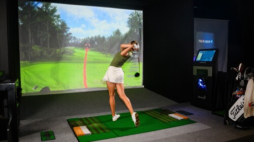 Natalya swinging on a TwoVisionNX at Pacific Pines