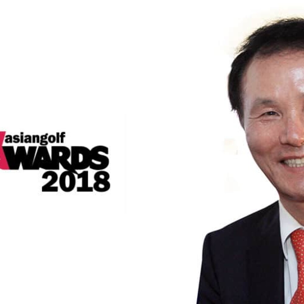 Golfzon Chairman Kim Young-chan - Asian Golf Awards 2018