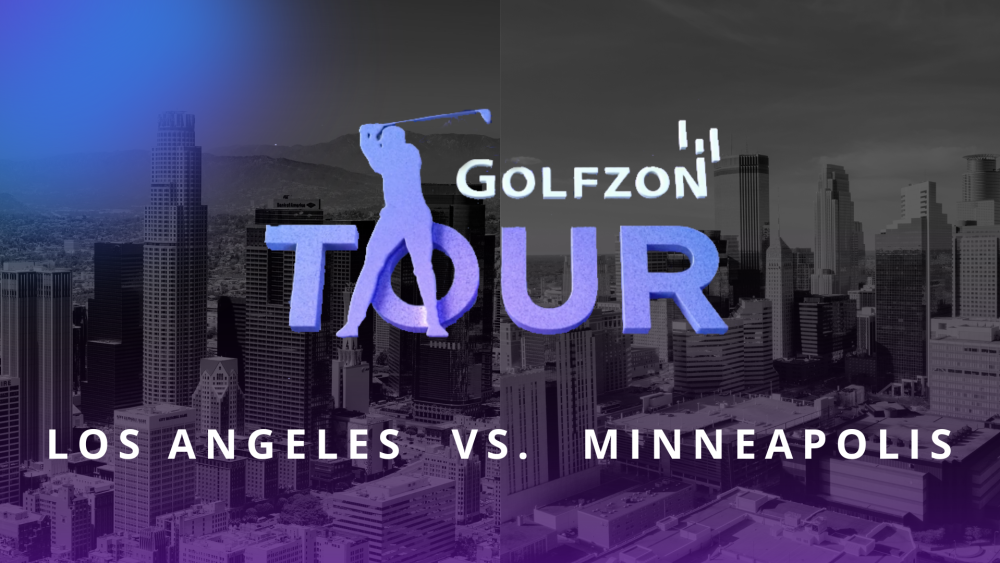 GOLFZON Tour Los Angeles vs Minneapolis Blog Lead Image