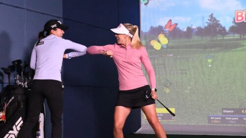 LPGA Golfers Happy During Match Play Challenge