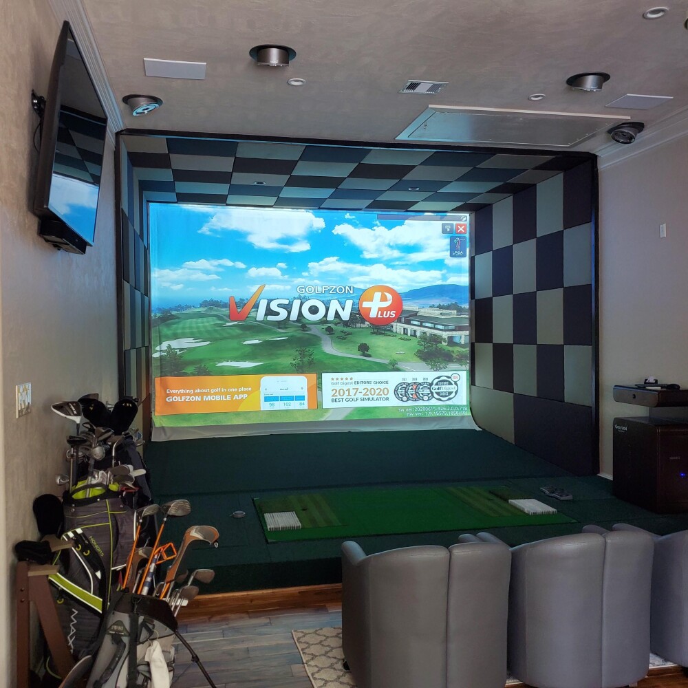 Golfer Close Up Golfzon Golf Simulator