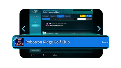 Robots on the Green - Step 3 Choose Course - Steps to Join the Tournament