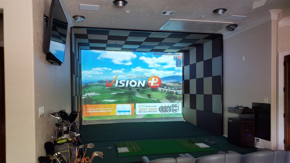Golfer Close Up Golfzon Golf Simulator