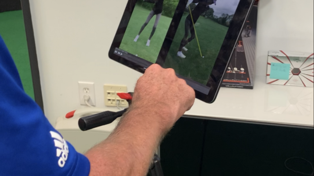 swing data captured on ipad