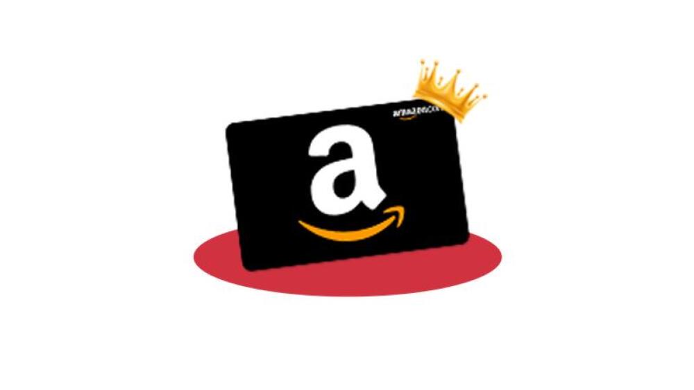 Amazon Gift Card with Red Border